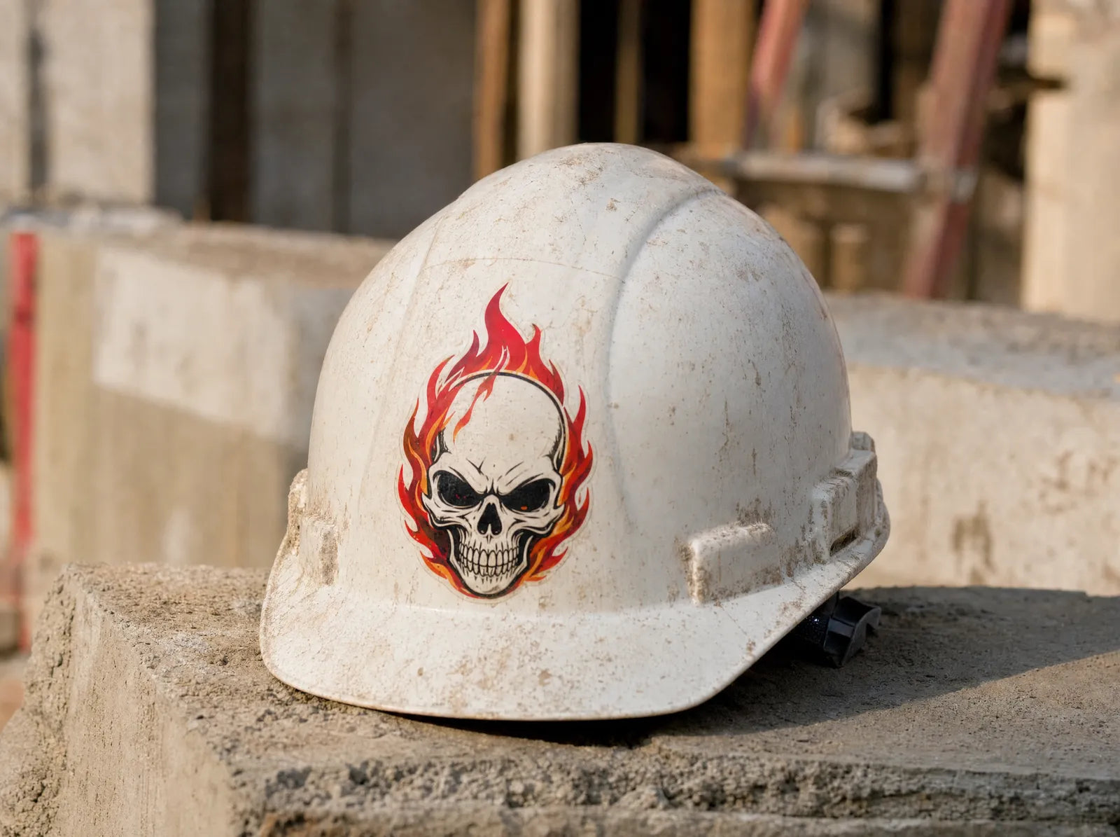 Custom stickers on Helmets & hard hats